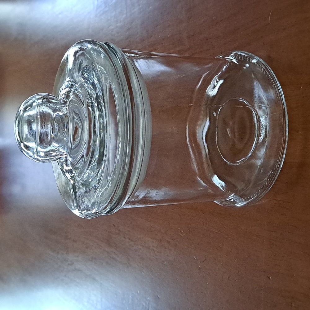 Clear Glass Apothecary Jar